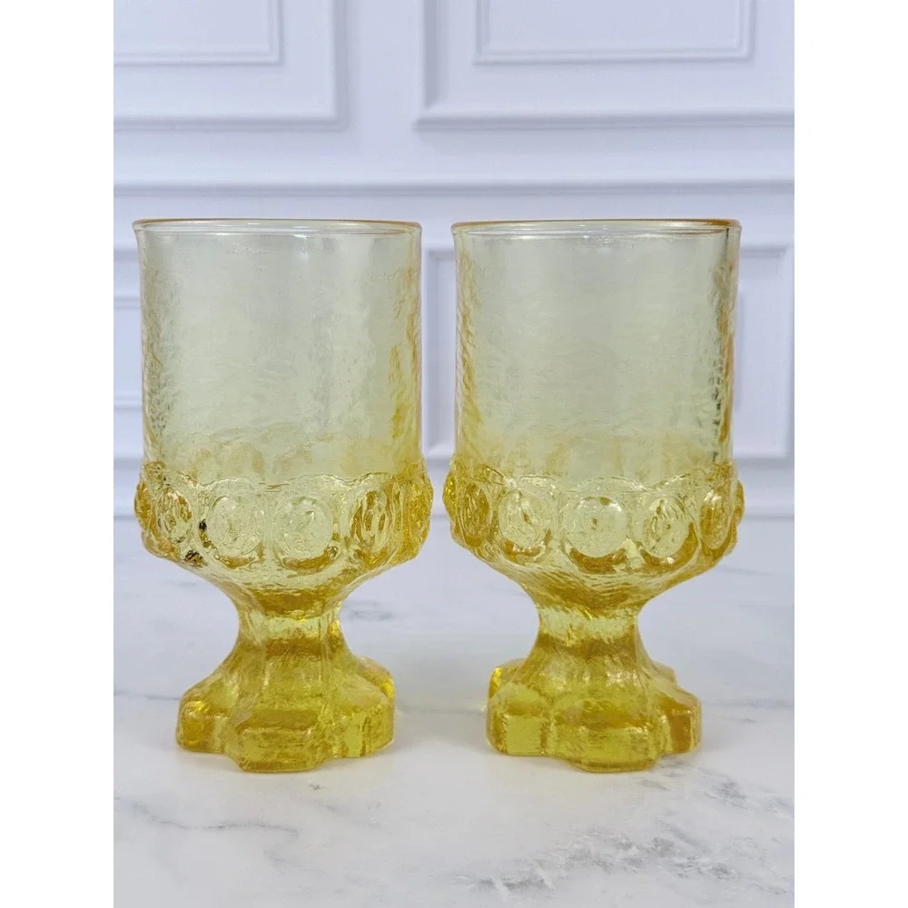VTG PAIR (2) Franciscan Madeira Cornsilk (Yellow) 5 1/2